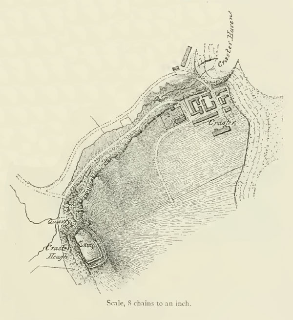 Craster Village from History of Northumberland 1892